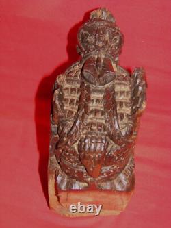 Ancienne sculpture bois tête de cheval