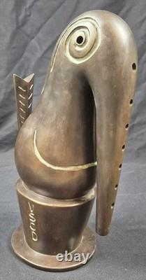 Ancienne sculpture contemporaine en Bronze Le prix VSCD MIME Signée