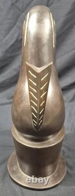 Ancienne sculpture contemporaine en Bronze Le prix VSCD MIME Signée