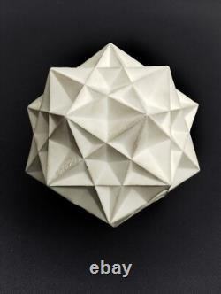 Ancienne sculpture dodecaedre stellation polyedrique DRGM DEPOSE 57824 suisse