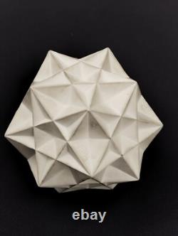 Ancienne sculpture dodecaedre stellation polyedrique DRGM DEPOSE 57824 suisse