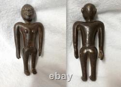 Ancienne sculpture idole en bronze époque début XXe