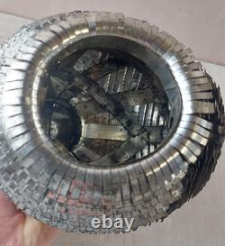 Ancienne sculpture, oiseau en métal, Alexander Blazquez, Mexique