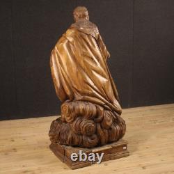 Ancienne sculpture religieuse en bois sainte Thérèse extase statue 18ème siècle