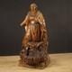 Ancienne Sculpture Religieuse En Bois Statue Sainte Thèrse Extase 18ème Siècle