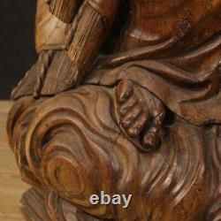 Ancienne sculpture religieuse statue sainte Thérèse extase 18ème siècle bois