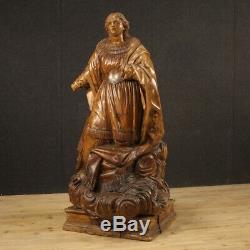 Ancienne sculpture religieuse statue sainte Thérèse extase XVIIIème siècle 700