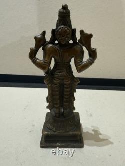 Ancienne sculpture statue divinité Shiva bronze Sud de L'Inde 18-19ème