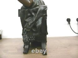 Ancienne sculpture statue en bronze signé Moreau authentique