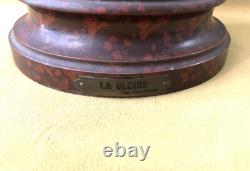 Ancienne sculpture / statue en régule patiné bronze LA GLOIRE par GEO MAXIM 54cm