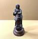 Ancienne Sculpture / Statue Religieuse En Bois Figurant La Vierge Marie 23,5 Cm