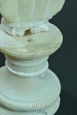 Ancienne statue Saint Paul XVIe albâtre sculpture religieuse Renaissance épée