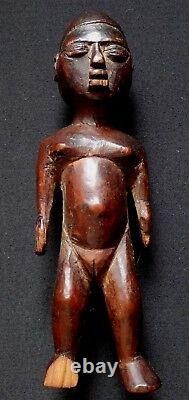 Ancienne statue africaine Congo maternité african art tribal woman sculpture