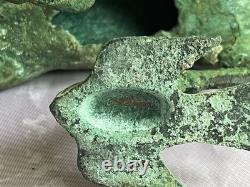 Ancienne statue bronze Couleur Vert Cheval volant ou cheval volant au galop