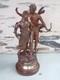 Ancienne Statue D' Ernest Rancoulet La Fleur Et Le Papillon 1900 Victor Hugo