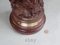 Ancienne statue d' ERNEST RANCOULET La fleur et le papillon 1900 Victor Hugo