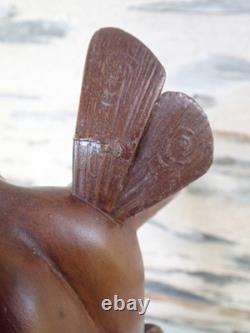 Ancienne statue d' ERNEST RANCOULET La fleur et le papillon 1900 Victor Hugo
