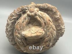 Ancienne statue du Gandhara sculpture tête terre cuite 500 après JC Afghanistan