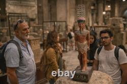 Ancienne statue égyptienne Amon-Ra roi pharaon Egypte sculpture pierre art an