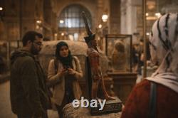 Ancienne statue égyptienne Amon-Ra roi pharaon Egypte sculpture pierre art an