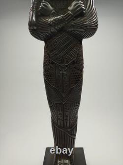 Ancienne statue égyptienne grande sculpture sarcophage de Toutankhamon art ph