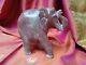 Ancienne Statue éléphant En Marbre Rouge Vert Sculpture Inde Asie Fait Main A