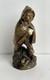 Ancienne Statue En Bronze Chrys&eacute;l&eacute;phantin Enfant Cape Chien Sign&eacute; Foucher Xix&egrave;me