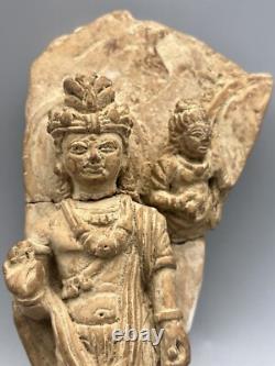 Ancienne statue en terre cuite du Gandhara Pakistan, sculpture murale du Gand Ancienne statue en terre cuite du Gandhara Pakistan, sculpture murale du Gand