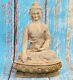 Ancienne Statue/figurine/sculpture Du Seigneur Bouddha Assis En Résine Et Pou