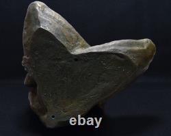 Ancienne statue japonaise Yokai KAPPA laiton sculpture méditation zen okimono
