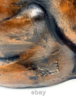 Ancienne statue japonaise en métal hotei sculpture figurine décorative