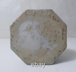 Ancienne statue polychrome en plâtre enfant Jésus 44 cm