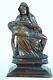 Ancienne Statue Religieuse Piéta Gothique Vierge De Pitié Bois Sculpté Nord 16e