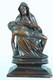Ancienne Statue Religieuse Pi&eacute;ta Gothique Vierge De Piti&eacute; Bois Sculpt&eacute; Nord 16e