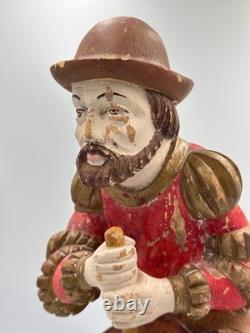 Ancienne statue religieuse bois sculpté Saint Côme Patron Chirurgiens martyr