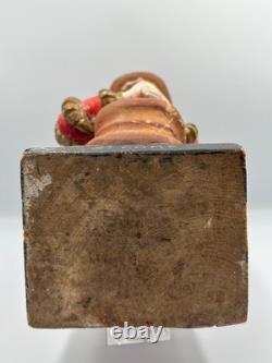 Ancienne statue religieuse bois sculpté Saint Côme Patron Chirurgiens martyr