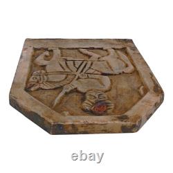 Ancienne statue / sculpture ancienne vintage en pierre de marbre sculptée à