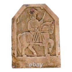 Ancienne statue / sculpture ancienne vintage en pierre de marbre sculptée à l