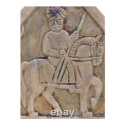 Ancienne statue / sculpture ancienne vintage en pierre de marbre sculptée à l