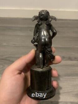 Ancienne statue sculpture cherubin WMF 1900