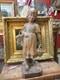 Ancienne Statue Sculpture En Platre La Petite Laitiere Epoque 1900 Fillette