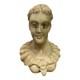 Ancienne Statue / Sculpture Homme En Pierre De Marbre Sculptée à La Main