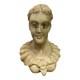 Ancienne Statue / Sculpture Homme En Pierre De Marbre Sculptée à La Main 18'c