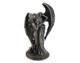 Ancienne Statue Squelette Ail&eacute; Kiss Of Death, 25 Cm/10, Bronze Coul&eacute; &agrave; Froid