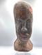 Ancienne Statue T&ecirc;te En Bois Sculpt&eacute; Art Populaire Capipote Procession Votive