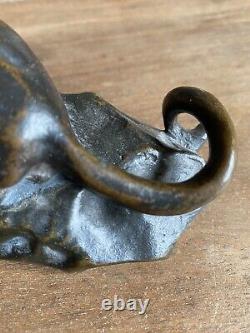 Ancienne statuette, Panthère en bronze par Antoine Louis BARYE
