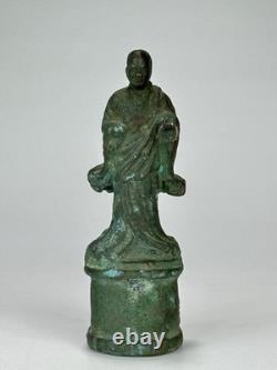 Ancienne statuette en bronze statue sculpture art okimono cuivre japonais
