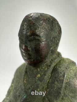 Ancienne statuette en bronze statue sculpture art okimono cuivre japonais