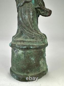Ancienne statuette en bronze statue sculpture art okimono cuivre japonais