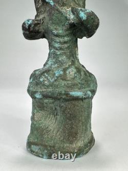Ancienne statuette en bronze statue sculpture art okimono cuivre japonais